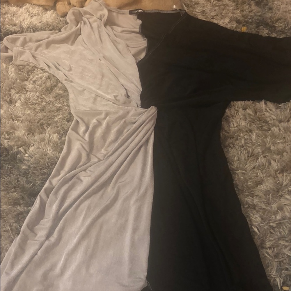 Fashion nova two tone dress